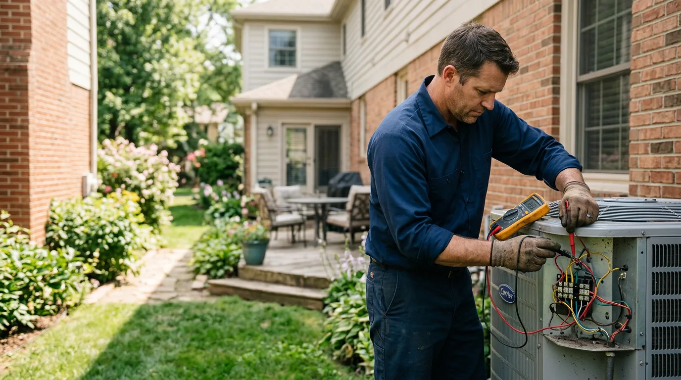 HVAC technician working near Hattieville, AR